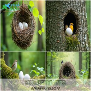 Bird Nesting Types