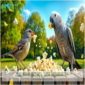 Bird Species and Popcorn