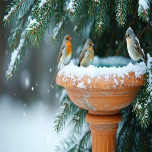 Birdbath Freezing Solutions