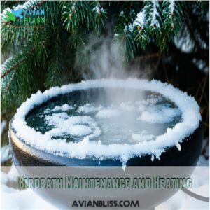 Birdbath Maintenance and Heating