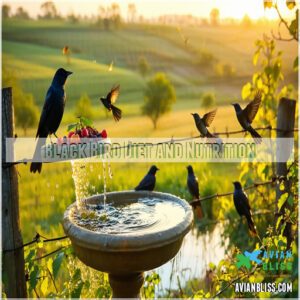 Black Bird Diet and Nutrition