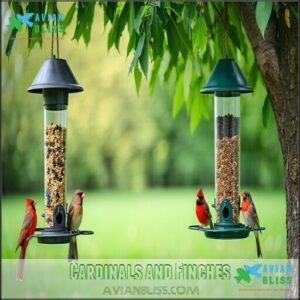 Cardinals and Finches