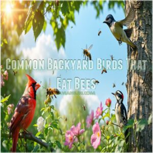 Common Backyard Birds That Eat Bees