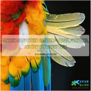 common bird feather disorders