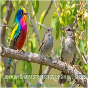 Common Characteristics of Small Birds