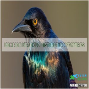 Common Grackle Distinctive Features