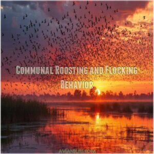 Communal Roosting and Flocking Behavior