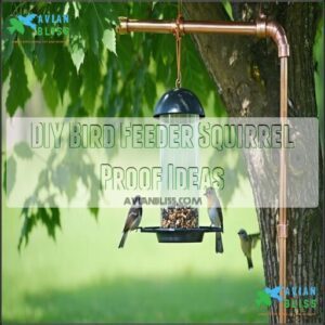 diy bird feeder squirrel proof