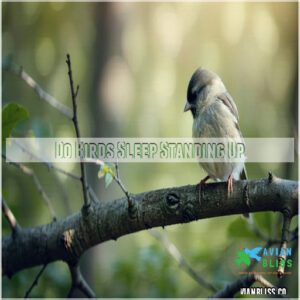 Do Birds Sleep Standing Up