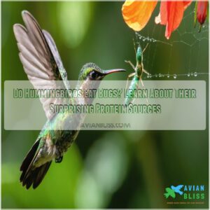 do hummingbirds eat bugs