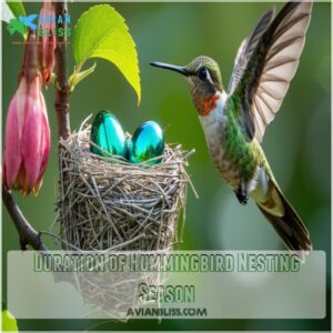 Duration of Hummingbird Nesting Season