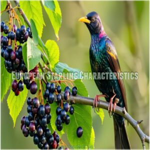 European Starling Characteristics