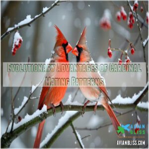 Evolutionary Advantages of Cardinal Mating Patterns