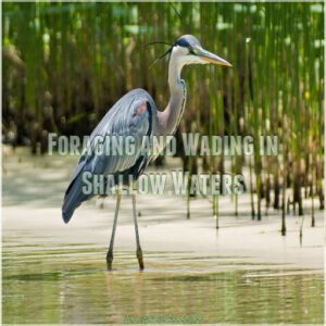 Foraging and Wading in Shallow Waters