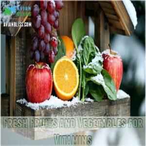 Fresh Fruits and Vegetables for Vitamins