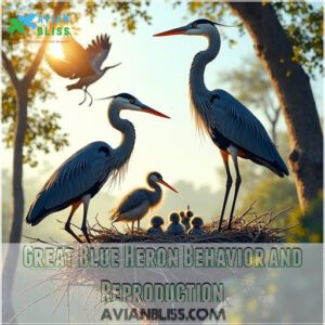 Great Blue Heron Behavior and Reproduction