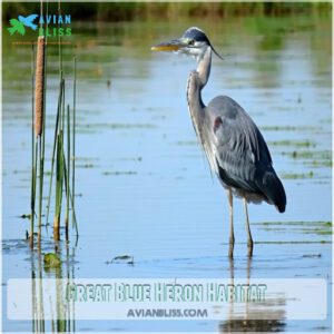 Great Blue Heron Habitat