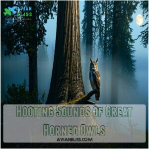 Hooting Sounds of Great Horned Owls