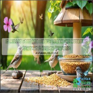 is millet good for birds learn the nutrient content more