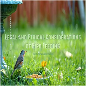 Legal and Ethical Considerations of Bird Feeding