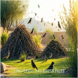 Long Grass and Brush Piles