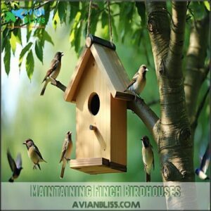 Maintaining Finch Birdhouses