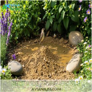 Maintaining The Dust Bath Area