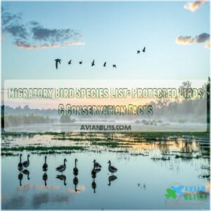 migratory bird species list