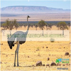 Ostrich Adaptations and Survival