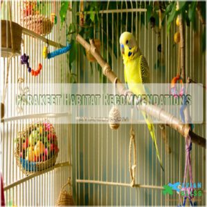 Parakeet Habitat Recommendations