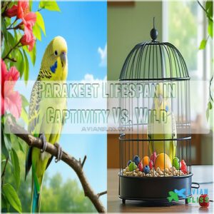 Parakeet Lifespan in Captivity Vs. Wild