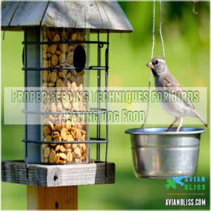 Proper Feeding Techniques for Birds Eating Dog Food