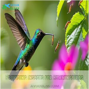 Providing Insects for Hummingbirds