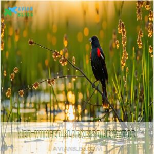 Red-winged Blackbird Behavior