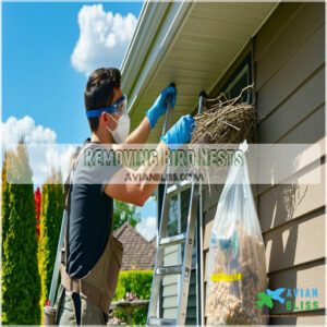 Removing Bird Nests