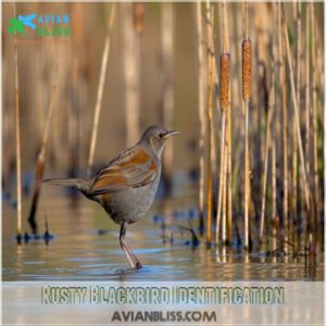 Rusty Blackbird Identification