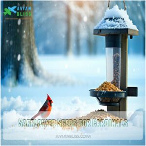 Safflower Seeds for Cardinals