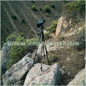 Securing Tripod on Uneven Terrain