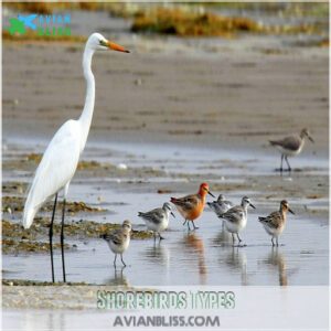 Shorebirds Types