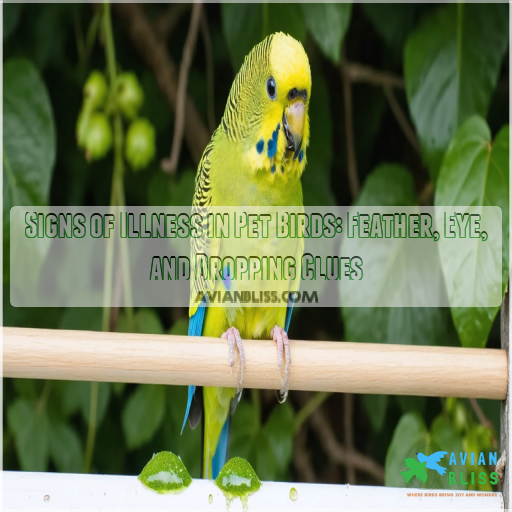 signs of illness pet bird prevention