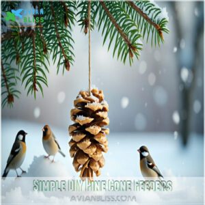 Simple DIY Pine Cone Feeders