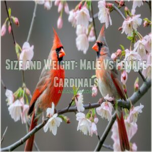 Size and Weight: Male Vs Female Cardinals