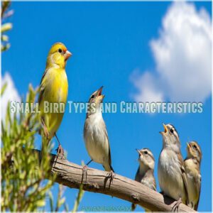 Small Bird Types and Characteristics