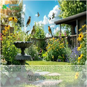 Spring and Summer Bird Habitat Maintenance