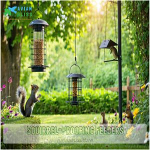 Squirrel-Proofing Feeders