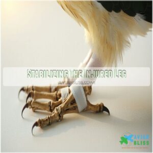 Stabilizing The Injured Leg