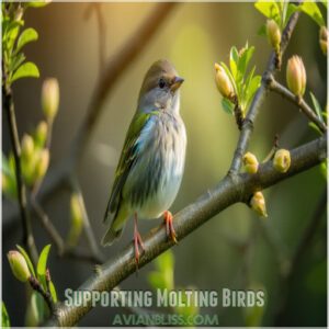 Supporting Molting Birds