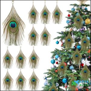 Syhood 12 Pcs Christmas Peacock