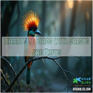 Threats to Birds With Crests and Tufts