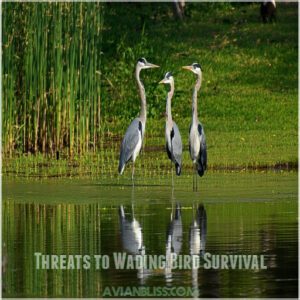 Threats to Wading Bird Survival